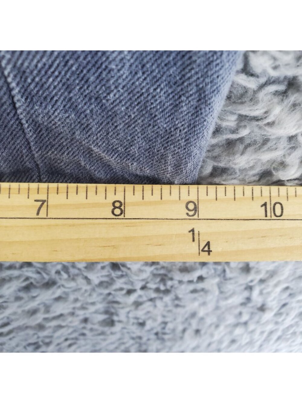 Levis Jeans Mens 42x32 Gray 501 Original Button Fly Straight *Read* - Picture 9 of 12